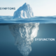 Iceberg analogy showing that pain may represent only part of an underlying problem