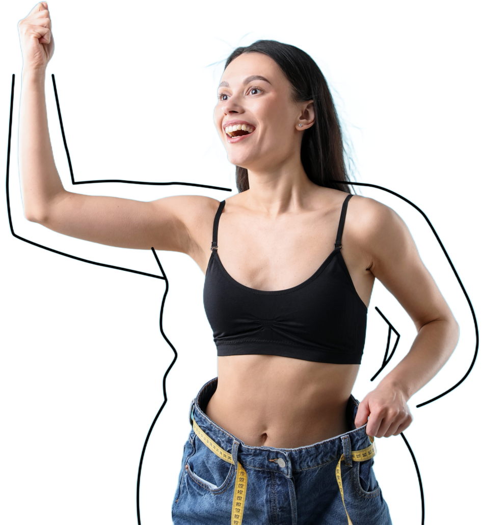 weight loss woman cropped